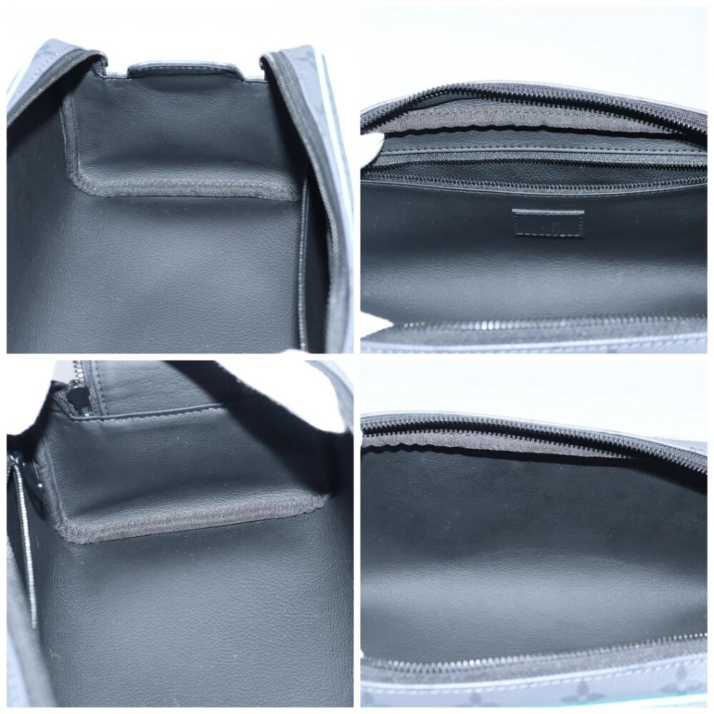 LOUIS VUITTON Monogram Eclipse Reverse Dopp Kit Bag Turquoise M11482 Auth 89... - Picture 15 of 16